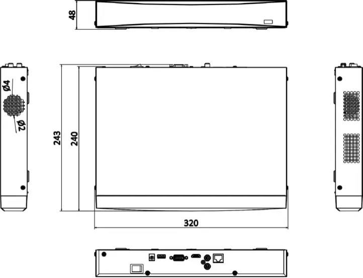 Hikvision DS-7608NXI-K1/Alarm4+1